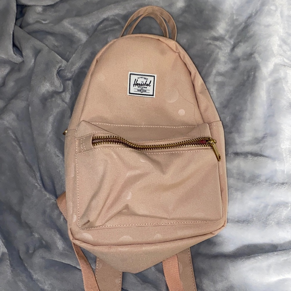 Light Pink Herschel mini backpack